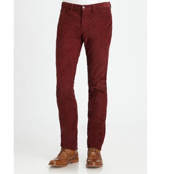 Vince Other - VINCE Men’s Corduroy Five Pocket Pant Straight Red